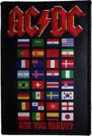 AC/DC Are You Ready? Flags Vasalható tapasz (ACDCPAT25)