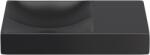 Clou Vale mosdótál 45x19 cm négyszögletes klasszikus-mosdótálak fekete CL/03.30162. R (CL0330162R)