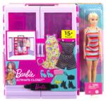 Mattel Barbie Dulapul Papusii Barbie Cu Papusa Barbie (MTHJL66) - ookee Papusa Barbie