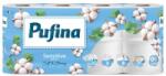 Pufina Toalettpapír, 3 rétegű, kistekercses, 8 tekercs, PUFINA "Sensitive Aquabond", illatmentes (PP20807) - iconink
