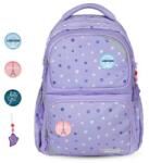 Belmil Iskolatáska, cipzáras, BELMIL "Maxi Pack Purple Dots", lila pöttyös (338-37/6) - nyomtassingyen