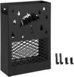 SongmicsHome Suport metalic pentru umbrele RAIN, 28x12x41cm, negru