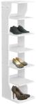 VASAGLE Suport pantofi CINDY, 6 niveluri, 30x26.4x110.4cm, alb Pantofar