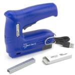 Rapesco Tűzőpisztoly, vezeték nélküli, elektromos, USB, RAPESCO Germ-Savvy "T12-USB", kék (1634)