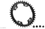absoluteBLACK Lánckerék CX OVAL 110BCD asszimetrikus 4 lyukas fekete 40T csavarral