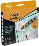 BIC Dekormarker készlet, 1, 5 - 2, 3 mm, BIC, 8 különböző pasztell szín (527429) - nyomtassingyen