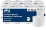 Tork Toalettpapír, belsőmag nélküli, T7 rendszer, 2 rétegű, 13, 1 cm átmérő, Advanced, TORK "OptiServe", fehér (472630) - nyomtassingyen