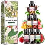 Phatoil Delicious&Juicy Prémium 6 Darabos Illóolaj Csomag Gyümölcsös Illatokban 6x10 ml (PH W240924A)