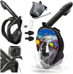 Malatec Teljes arcra való snorkel búvármaszk L/XL 180°-os panorámás látómező