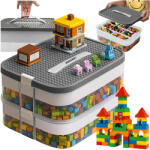 Malatec Lego építőkocka tárolódoboz 2 szintes