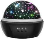 Malatec Éjjeli lámpa projektorral - fekete LP16857