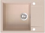 SINK Quality Sink55, gránit konyhai mosogató 620x460x215 mm, bézs, SKQ-SINK. P. 1KKO (SKQ-SINK.P.1KKO)