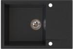 SINK Quality Sink55, konyhai gránit mosogató 680x460x215 mm, grafit, SKQ-SINK. G. 1KDO (SKQ-SINK.G.1KDO)