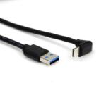  Cablu USB-A 3.2 la USB type C drept/unghi 3m, ku31cze3bk (KU31CZE3BK)