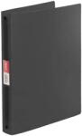 Optima Caiet mecanic A4, 4 inele, 25 mm, coperti flexibile, negru, OPTIMA (OP-516502515)