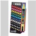 uni Dekormarker display, 60 db, 1, 8-2, 5 mm, UNI "Posca PC-5M", 10 különböző szín (123927000) - mystock
