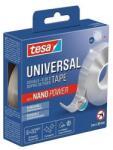 tesa Ragasztószalag, kétoldalas, visszaszedhető, átlátszó, 30 mm x 3 m, TESA "Universal Nanotape (55810-00004-00) - mystock