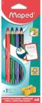 Maped Táblaceruza készlet, fehértáblához, MAPED, 4 féle szín, hegyezővel (833800FC) - mystock