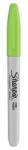 Sharpie Alkoholos marker, 1 mm, kúpos, SHARPIE "Fine Point", világoszöld (NSH0811000) - mystock
