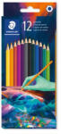 STAEDTLER Színes ceruza készlet, hatszögletű, STAEDTLER "175 C", Multiverzum 1, 12 különböző szín (175C12E2-1) - mystock