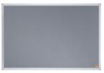 Nobo Üzenőtábla, alumínium keret, 90x60 cm, NOBO "Essentials", szürke (1915683) - tonerpiac
