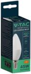 V-TAC C37 6.5W E14 hideg fehér LED gyertya égő - SKU 211131 (211131)