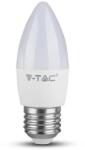 V-TAC 4.5W E27 természetes fehér C37 LED gyertya égő - SKU 2143431 (2143431)