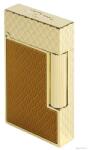 S.T. Dupont L2 Dragon szivar öngyújtó, méz színű kínai lakk és arany bevonattal - guilloche mintával (C16630)