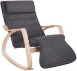 Klubfotel GEORGE hintaszék - fa/szürke