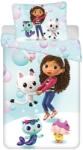 Jerry Fabrics Gyerek ágynemű Gabby's Dollhouse "bubbles" mikroszálas 140x200 cm + 70x90 cm