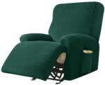 Forcheer Relax Fotel Huzat (bársonyos, 1 üléses, sötétzöld)