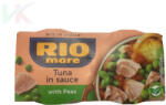 Rio Mare Tonhal szószban borsóval 2*160g