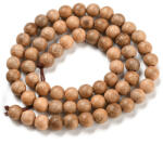  Natúr Szantálfa Fagyöngy (Illatos) 8mm