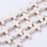  Szintetikus Türkiz Kereszt (2) Gyöngy 10x8x4mm