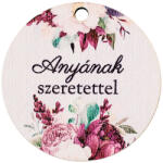Valex Decor 5db. "Anyának szeretettel" feliratos dekor fa tábla 5cm (GV03-76)
