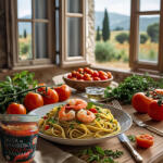 Modione Salsa al Gambero Rosso Di Mazara