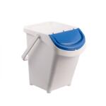 Casa Plastor Cos gunoi stivuibil cu maner, 40 litri, corp alb (G3-4000-A) Cos de gunoi