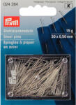 PRYM Set ace cu gamalie, super fine, 30x0.50 mm, argintii, Prym, 24284
