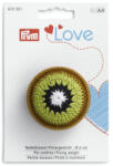 PRYM Perna ace cu greutate de fixare, diametru 6 cm, design kiwi, Prym Love 610331