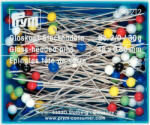 PRYM Ace gamalie cu capete de sticla colorate 0, 8x48 mm, Prym, 29212