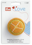 PRYM Perna ace cu greutate de fixare, diametru 6 cm, design portocala, Prym Love 610330