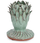 Bizzotto Suport lumanare teracota maro verde Esma Ø11x14, 5h (0185477)