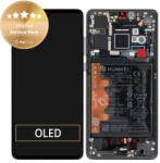 Huawei P30 - Ecran LCD + Sticlă Tactilă + Ramă + Baterie (Black) - 02354HLT Genuine Service Pack, Black