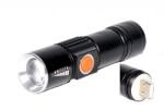  Lanterna LED XPG-R5 Ultra Acumulator USB cu Zoom Reîncărcabilă Compactă pentru Camping și Ciclism - Q-19A036 (Q-19A036)