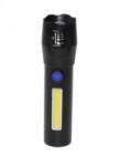  Lanterna Acumulator Zoom 3W TD-C81 cu LED Cree T6 și COB, Încărcare Micro-USB - Q-19A046 (Q-19A046)