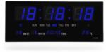  Ceas Digital LED Albastru 3615D cu Alarmă pentru Săli de Conferințe și Sport - Q-13B028 (Q-13B028)