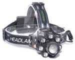  Lanterna Frontala BL-T88-8 cu 9 Led-uri, Acumulatori Reincarcabili, Rezistenta la Apa, Zoom Reglabil - Q-19B013 (Q-19B013)