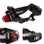  Lanterna de Cap cu Senzor LED T6 x 2 COB și 3 LED-uri Reîncărcabile - Q-19B011 (Q-19B011)