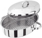 JUDGE Tava ovala cu gratar Judge Speciality Cookware, otel inoxidabil, 32x22x15 cm, argintiu (HO-TC120)