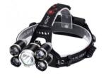  Lanterna de Cap 5 Led-uri 30W 8000Lm Acumulatori Reincarcabili Rezistenta la Umiditate 400m - Q-19B012 (Q-19B012)